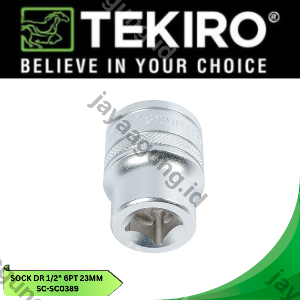 Gambar SOCK DR 1/2" TEKIRO 6PT 23MM SC-SC0389 ke-3