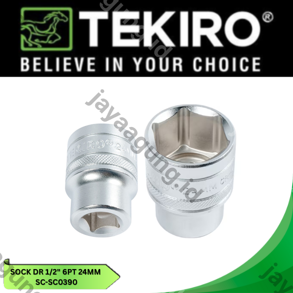 SOCK DR 1/2" TEKIRO 6PT 24MM SC-SC0390