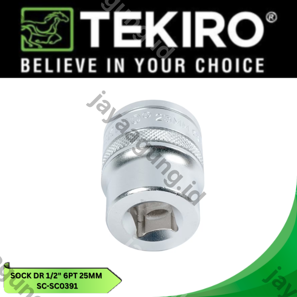 Gambar SOCK DR 1/2" TEKIRO 6PT 25MM SC-SC0391 ke-3