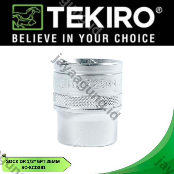 Gambar SOCK DR 1/2" TEKIRO 6PT 25MM SC-SC0391 ke-4