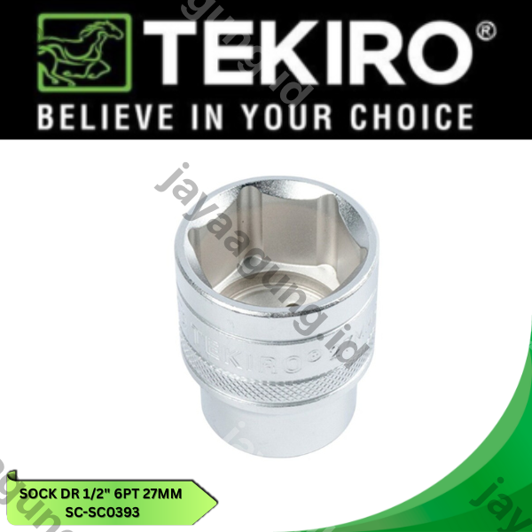 Gambar SOCK DR 1/2" TEKIRO 6PT 27MM SC-SC0393 ke-2