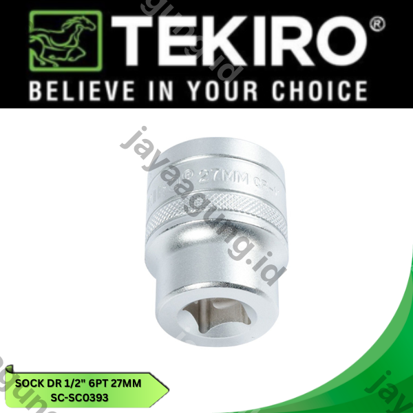 Gambar SOCK DR 1/2" TEKIRO 6PT 27MM SC-SC0393 ke-3