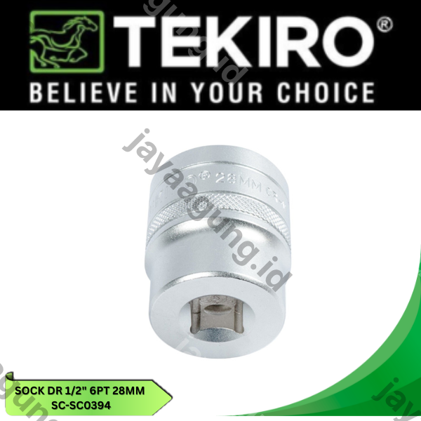 Gambar SOCK DR 1/2" TEKIRO 6PT 28MM SC-SC0394 ke-3
