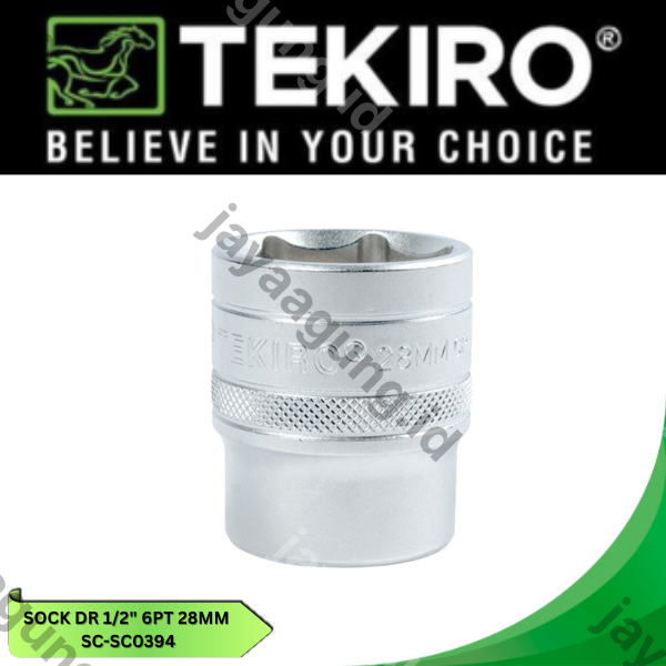 Gambar SOCK DR 1/2" TEKIRO 6PT 28MM SC-SC0394 ke-4