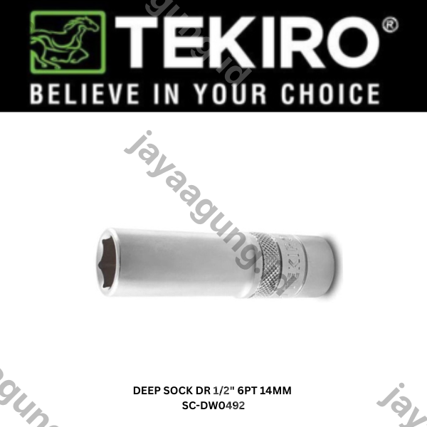 Gambar DEEP SOCK TEKIRO DR 1/2" 6PT 14MM SC-DW0492 ke-3