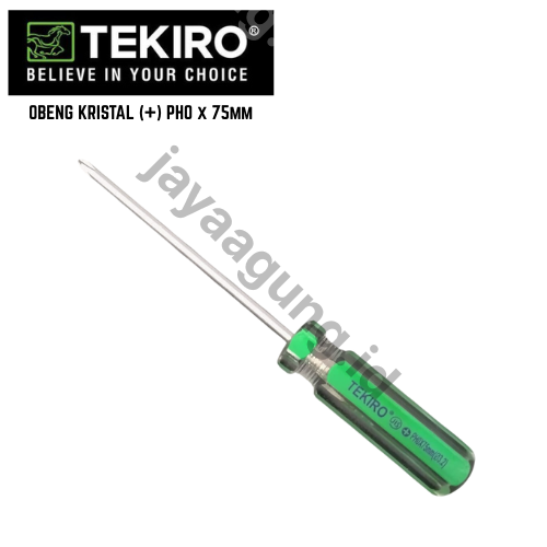 Gambar OBENG KRISTAL TEKIRO (+) PH0X75MM (3.2) SD-IL0792 ke-2