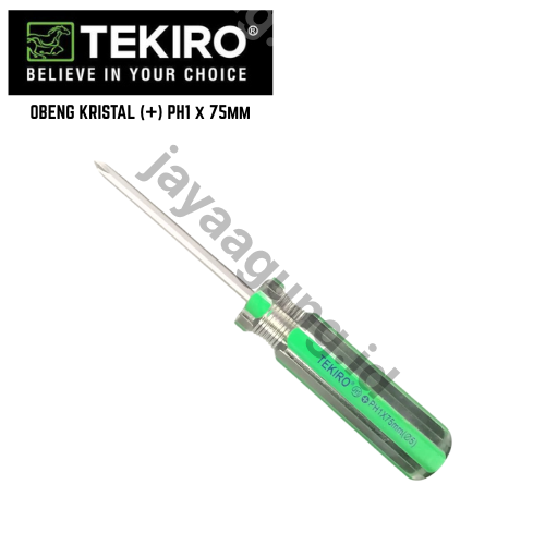 Gambar OBENG KRISTAL TEKIRO (+) PH1X75MM SD-IL0801 ke-2