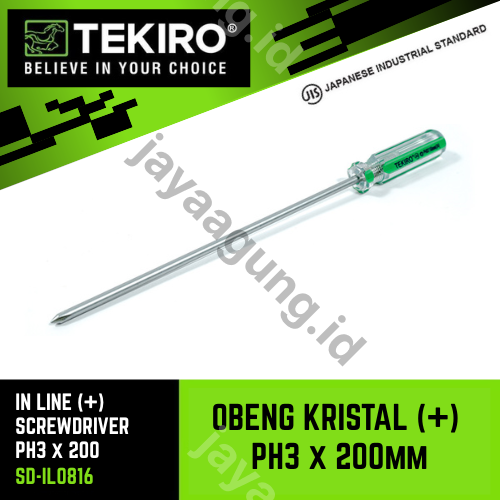 OBENG KRISTAL TEKIRO (+) PH3X200MM SD-IL0816