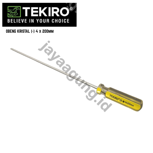Gambar OBENG KRISTAL TEKIRO (-) 4X200MM SD-IL0829 ke-2