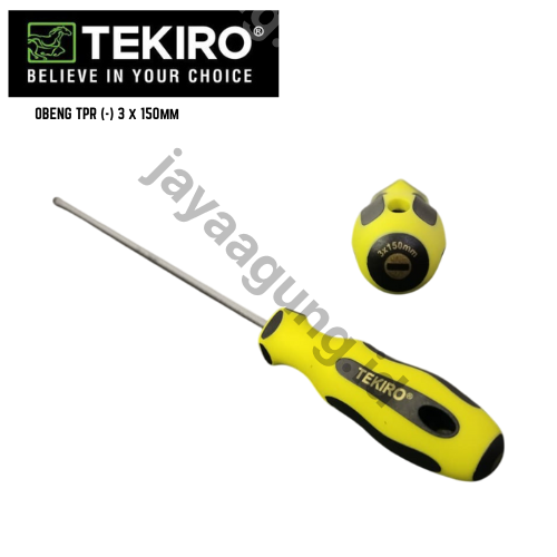 Gambar OBENG TPR TEKIRO 3X150MM (-) SD-TR0898 ke-2