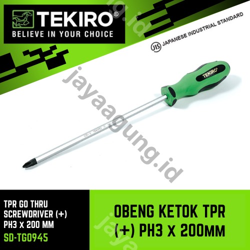 OBENG KETOK TPR TEKIRO (+) PH3X200MM SD-TG0945