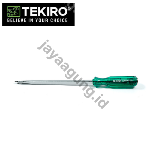 Gambar OBENG KETOK TEMBUS HIJAU TEKIRO (-) 6X150MM SD-GT0877 ke-3