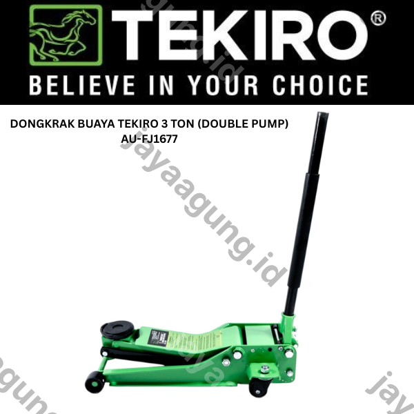 DONGKRAK BUAYA TEKIRO 3 TON (DOUBLE PUMP) AU-FJ1677