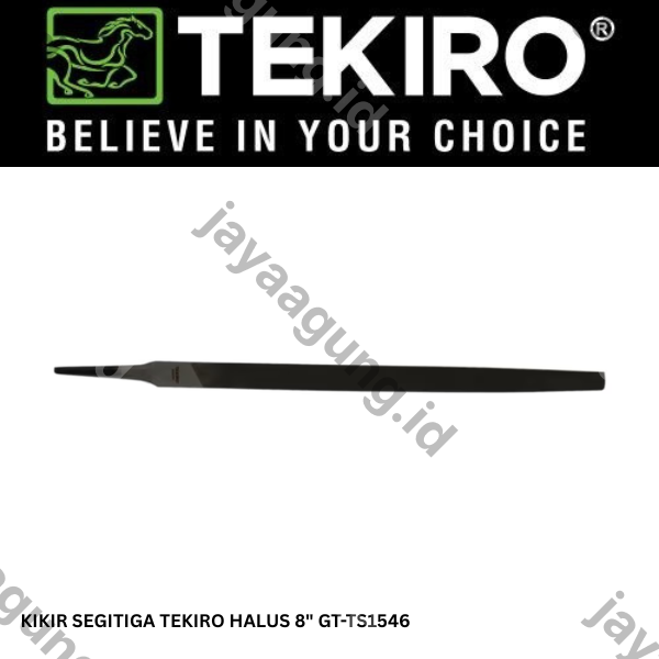 Gambar KIKIR SEGITIGA TEKIRO HALUS 8" GT-TS1546 ke-2