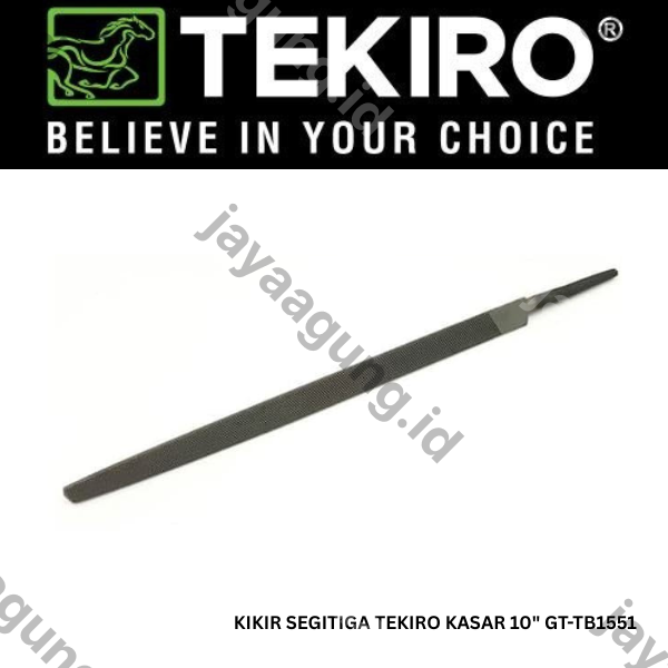 KIKIR SEGITIGA TEKIRO KASAR 10" GT-TB1551