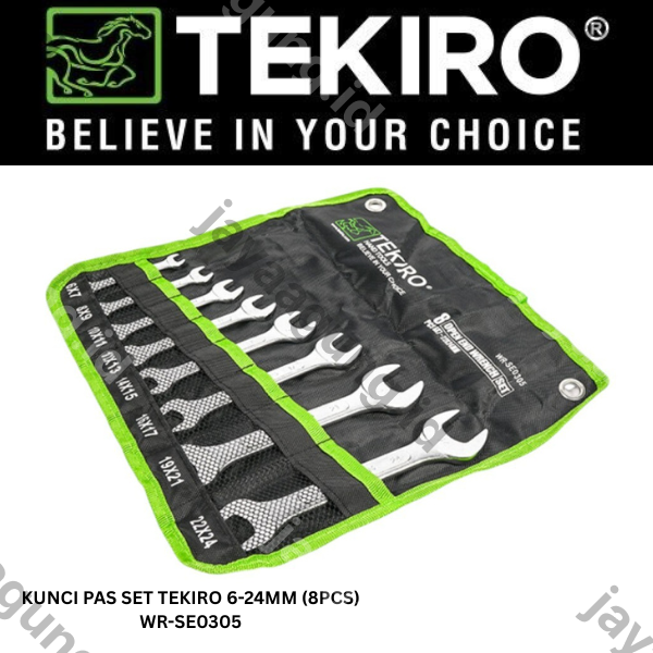 Gambar KUNCI PAS SET TEKIRO 6-24MM (8PCS) WR-SE0305 ke-2