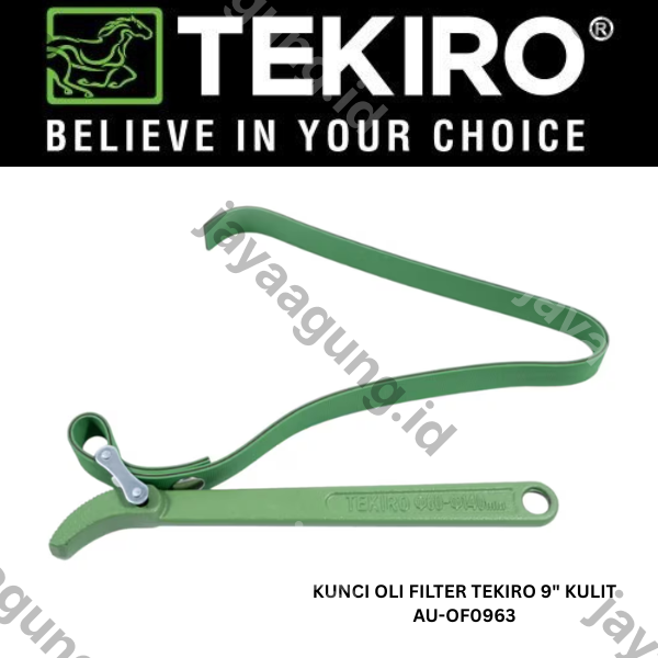 Gambar KUNCI OLI FILTER TEKIRO 9" KULIT AU-OF0963 ke-3