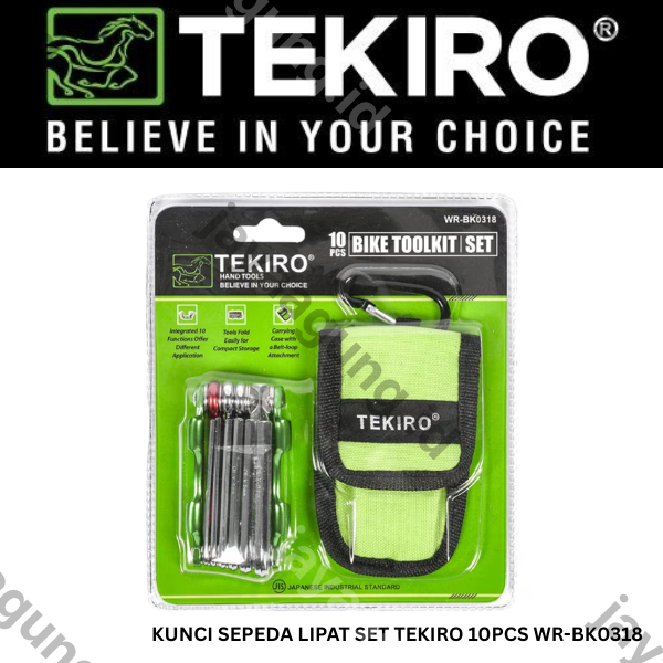 KUNCI SEPEDA LIPAT SET TEKIRO 10PCS WR-BK0318