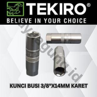 KUNCI BUSI TEKIRO 3/8"X14MM KARET SC-SP1673