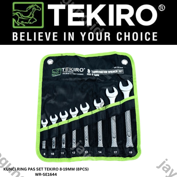 KUNCI RING PAS SET TEKIRO 8-19MM (8PCS) WR-SE1644