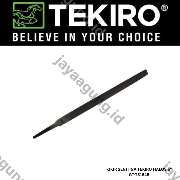 Gambar KIKIR SEGITIGA TEKIRO HALUS 6" GT-TS1545 ke-2