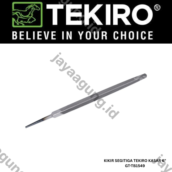 Gambar KIKIR SEGITIGA TEKIRO KASAR 6" GT-TB1549 ke-2