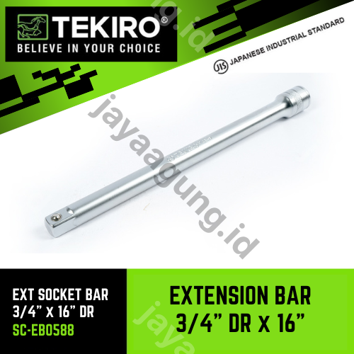 EXT SOCK TEKIRO 3/4"X16" SC-EB0588