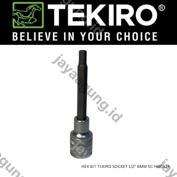 Gambar HEX BIT TEKIRO SOCKET 1/2" 6MM SC-HB0534 ke-2