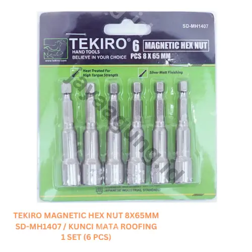 Gambar MAGNETIC HEX NUT TEKIRO 8X65MM SD-MH1407 ke-3