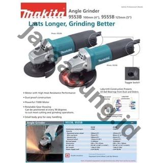 Gambar GERINDA MAKITA 9553 B 4" ke-4