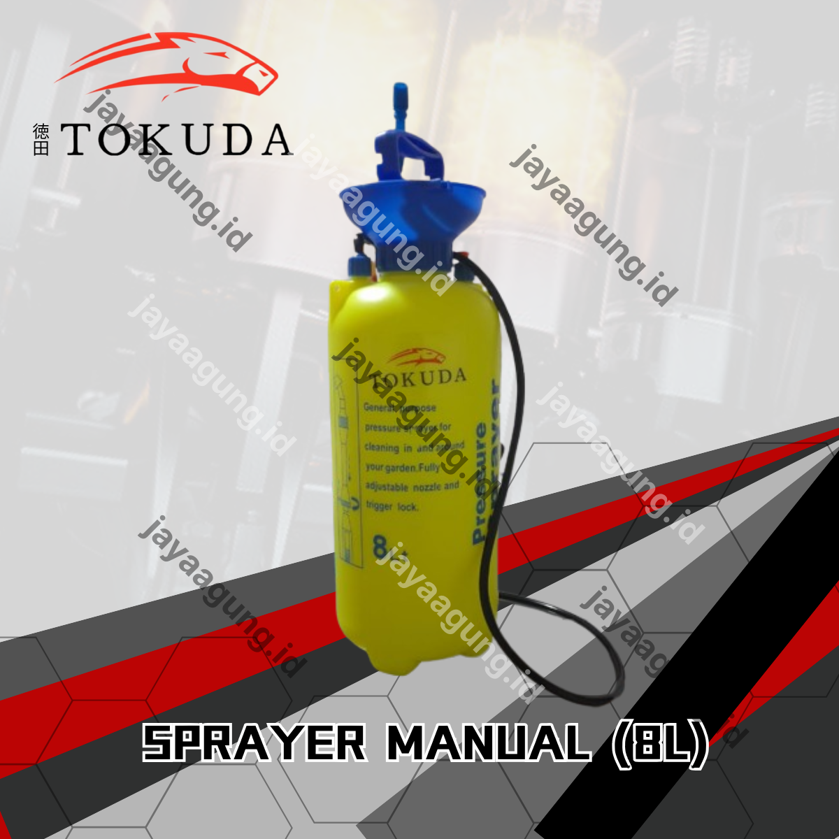 Gambar SPRAYER MANUAL TOKUDA 8L (YELLOW-BLUE) ke-1